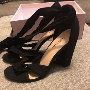 Just Fab Lace Up Sandal